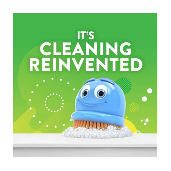 Fresh Gel Toilet Cleaning Stamp, Rain shower, Dispenser with 4 Refills - 2 packs - plus 3 My Outlet Mall Resealable Storage Pouches