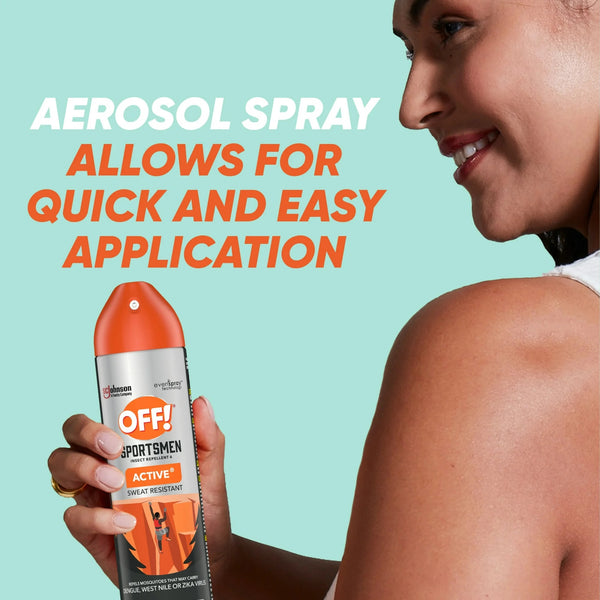 Sportsmen Active Insect Repellent VI, Mosquito Bug Spray - 1 pack - 7.5 Fl oz per pack - plus 3 My Outlet Mall Resealable Storage Pouches