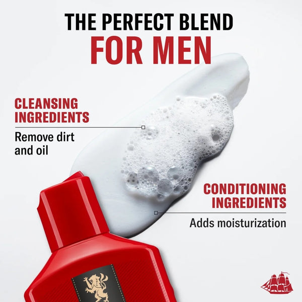 Men's 2-in-1 Shampoo and Conditioner, All Hair Types, Swagger - 1 pack - 13.5Fl oz per pack - plus 3 My Outlet Mall Resealable Storage Pouches