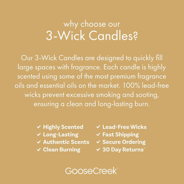 Sweet Banana Bread Scented 3-Wick Jar Candle - 1 pack - 14.5 oz per pack - plus 3 My Outlet Mall Resealable Storage Pouches