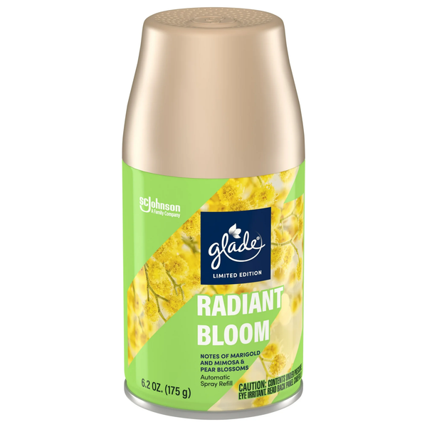 Automatic Spray Air Freshener, Radiant Bloom Limited Edition - 2 packs - 6.2 oz per pack - plus 3 My Outlet Mall Resealable Storage Pouches