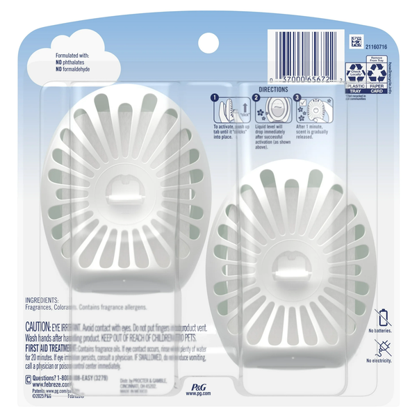 Pet Air Freshener, Small Spaces Odor-Fighting, Fresh -  1 pack - 2 count per pack plus 3 My Outlet Mall Resealable Storage Pouches
