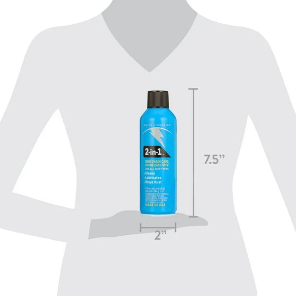 2-in-1 Bike Chain Care - 1 pack - 8 oz per pack - plus 3 My Outlet Mall Resealable Storage Pouches