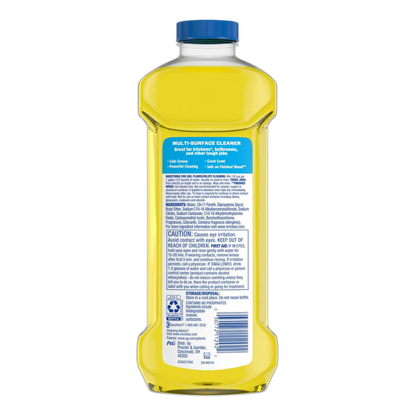 2X Concentrated Multi Surface Cleaner with Lemon Scent - 2 packs - 23 oz per pack - plus 3 My Outlet Mall Resealable Storage Pouches