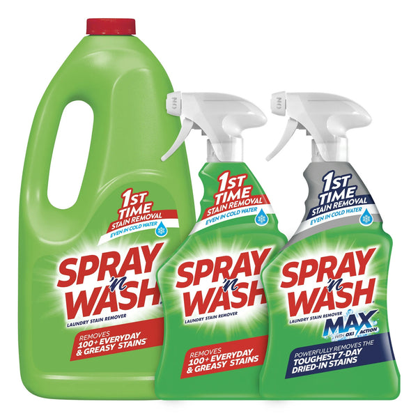 Liquid Laundry Stain Remover Original Scent- 1 pack - 22 oz per pack - plus 3 My Outlet Mall Resealable Storage Pouches