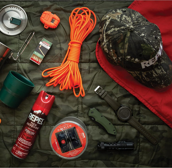 Tick Defense Aerosol Spray with 15% Picaridin - 3 packs - 6.5 oz per pack - plus 3 My Outlet Mall Resealable Storage Pouches