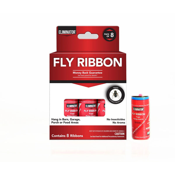 Non-Toxic Fly Ribbon, Poison-Free Pest Control, Sticky Paper, Traps Flying Insects - 1 pack - plus 3 My Outlet Mall Resealable Storage Pouches