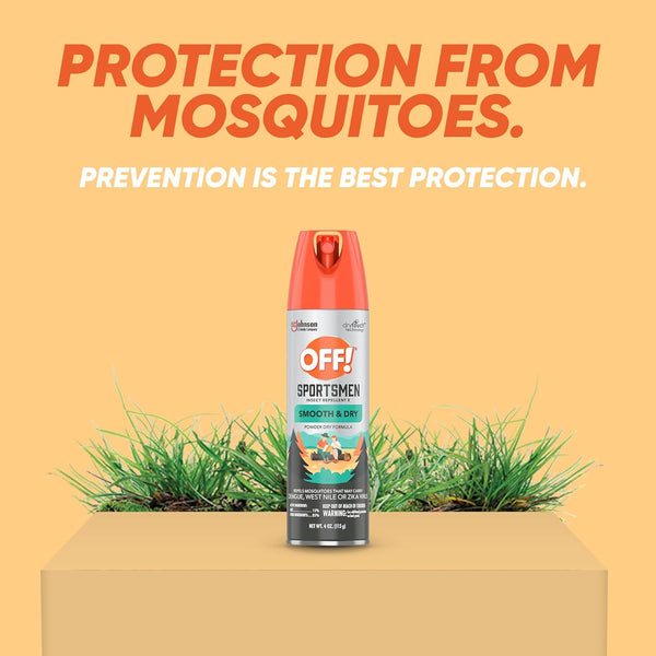 FamilyCare Insect Repellent I Aerosol, Smooth & Dry Mosquito Bug Spray Repellent, 15% Deet Formula - 1 pack - 4 oz per pack - plus 3 My Outlet Mall Resealable Storage Pouches