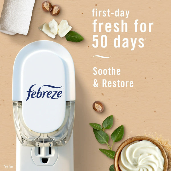 Plug Refill Odor-Fighting Air Freshener Soothe & Restore Scent - 1 pack - 0.87 oz per pack - plus 3 My Outlet Mall Resealable Storage Pouches