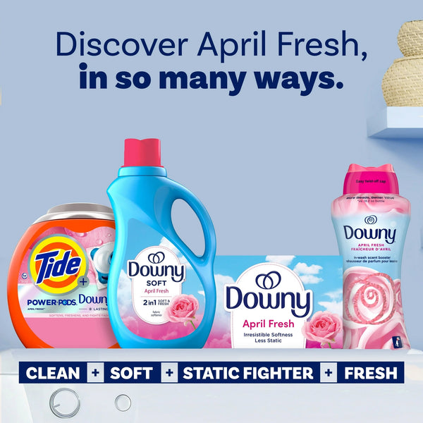 Fabric Softener Dryer Sheets, April Fresh Scent - 3 packs - 120 Count - plus 3 My Outlet Mall Resealable Storage Pouches