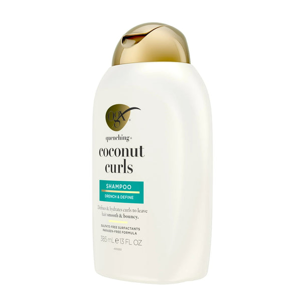 Quenching + Coconut Curls Curl-Defining Shampoo - 1 pack - 13Fl oz per pack - plus 3 My Outlet Mall Resealable Storage Pouches