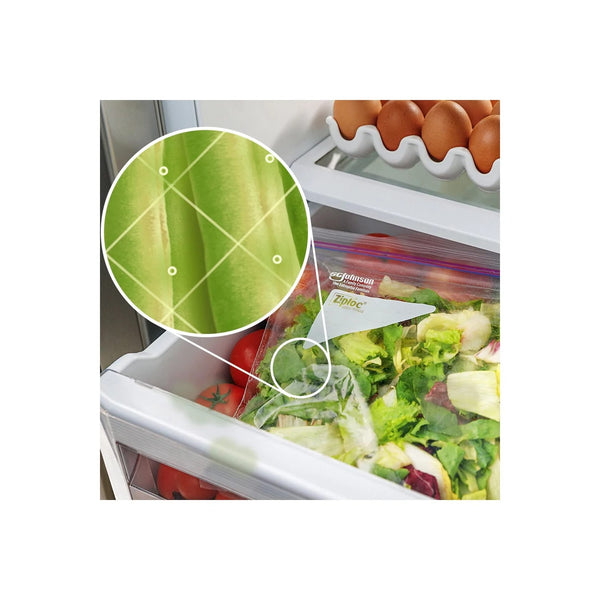 Brand Gallon Produce Storage Bags, Breathable Bag, Moisture Control - 2 packs - 15 Count - plus 3 My Outlet Mall Resealable Storage Pouches