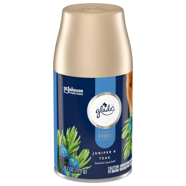 Automatic Spray Refill, Air Freshener,&nbsp;Infused with Essential Oils, Juniper & Teak - 1 pack - 6.2 oz per pack - plus 3 My Outlet Mall Resealable Storage Pouches