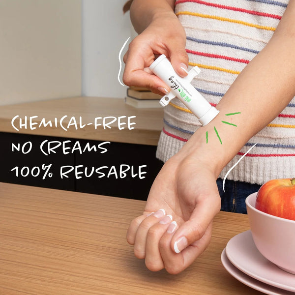 Natural Bug Bite Relief and Removal Tool - 2 packs - plus 3 My Outlet Mall Resealable Storage Pouches