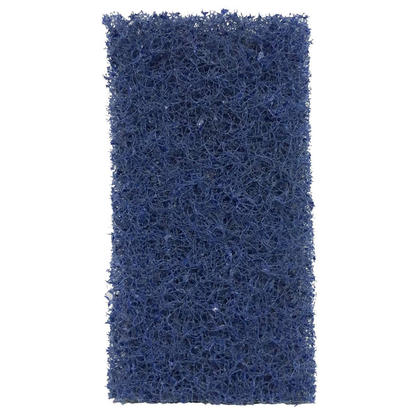 BBQ Grill Scrubber Handle & 3 Heavy Duty Replaceable Blue Nylon Scrubber Pads - 2 packs -  1 count per pack - plus 3 My Outlet Mall Resealable Storage Pouches