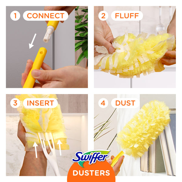 Dusters Multi-Surface Heavy Duty, Lavender Refills - 1 pack - 11 Count per pack - plus 3 My Outlet Mall Resealable Storage Pouches