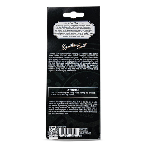 Hanging Air Freshener, Signature Scent - 1 pack - 3 count per pack - plus 3 My Outlet Mall Resealable Storage Pouches