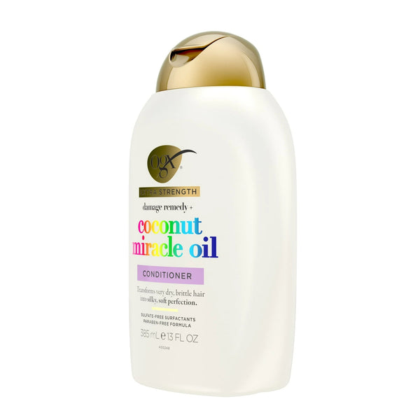 Extra Strength Damage Remedy + Coconut Oil Conditioner - 2 packs - 13Fl oz per pack - plus 3 My Outlet Mall Resealable Storage Pouches