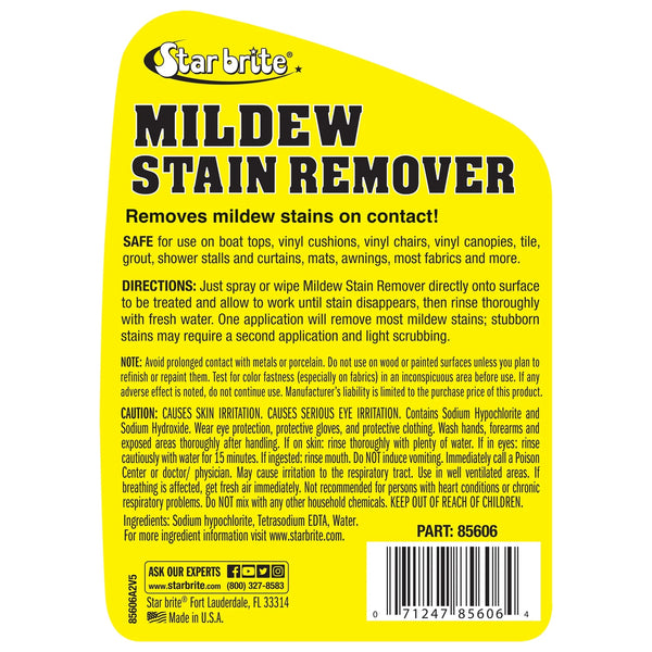 Professional-Grade Mold & Mildew Stain Remover + Cleaner - 3 packs - 16 oz per pack - plus 3 My Outlet Mall Resealable Storage Pouches