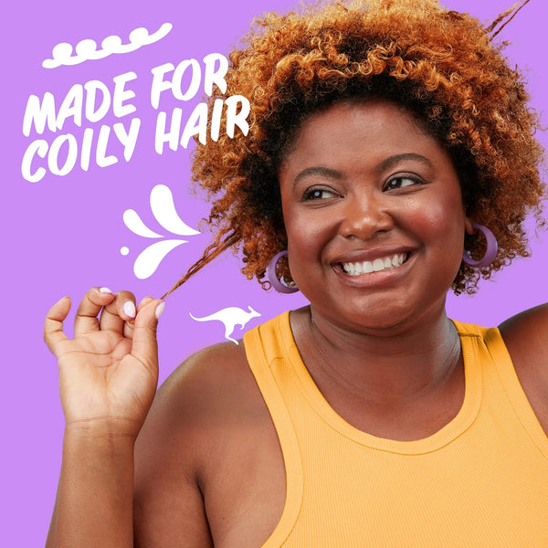 Miracle Coils Leave-in Moisturizer with Macadamia Nut Oil, Sulfate Free, Coily Hair - 2 packs - 8.5Fl oz per pack - plus 3 My Outlet Mall Resealable Storage Pouches