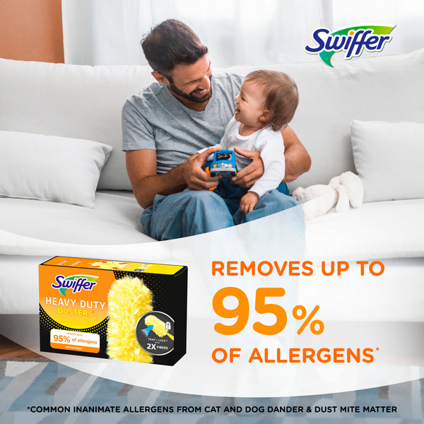 Duster Multi-Surface Heavy Duty Unscented Refills - 1 pack - 11 Count per pack - plus 3 My Outlet Mall Resealable Storage Pouches