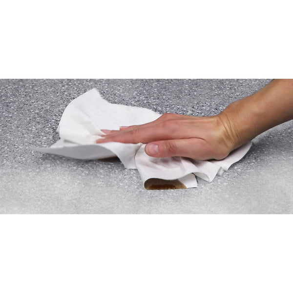 Professional White Rags Multi-Surface Cleaning Disposable Towel - 1 pack - 55 sheets per pack/roll- plus 3 My Outlet Mall Resealable Storage Pouches