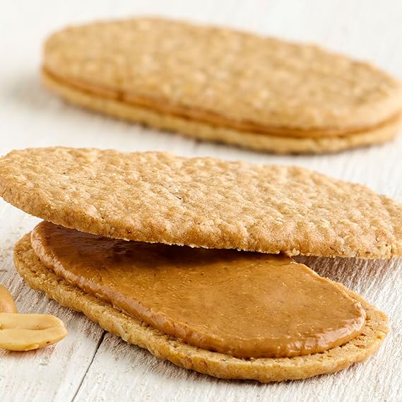 Biscuit Sandwiches, Peanut Butter - 3 pack - 10 Count per pack - plus 3 My Outlet Mall Resealable Storage Pouches