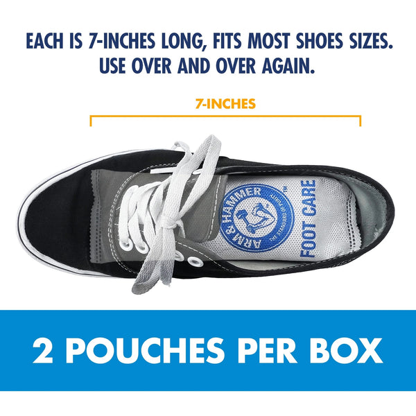 In-Shoe Odor Destroying Pouches - 1 pack - 2 count per pack - plus 3 My Outlet Mall Resealable Storage Pouches