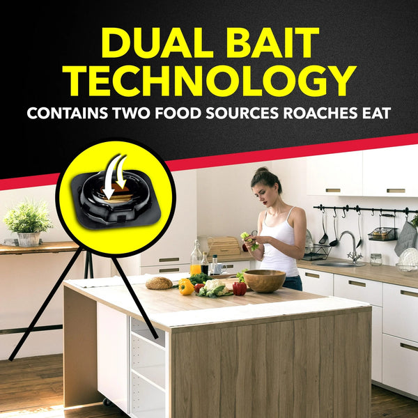 Double Control Large Roach Insect Killer Bait - 1 pack - plus 3 My Outlet Mall Resealable Storage Pouches