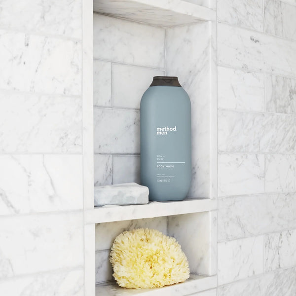 Men, Sea + Surf Body Wash - 1 pack - 18 oz per pack - plus 3 My Outlet Mall Resealable Storage Pouches