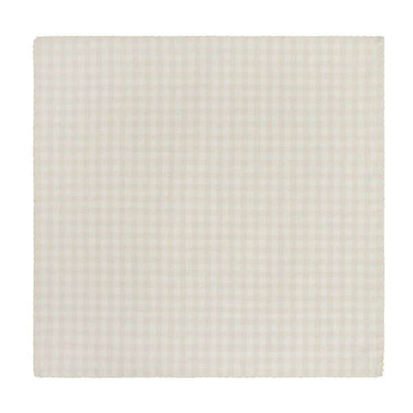 100% Cotton Fabric Napkin Set, Multicolor Gingham, 20" W x 20" L - 1 pack - 4 Count per pack - plus 3 My Outlet Mall Resealable Storage Pouches