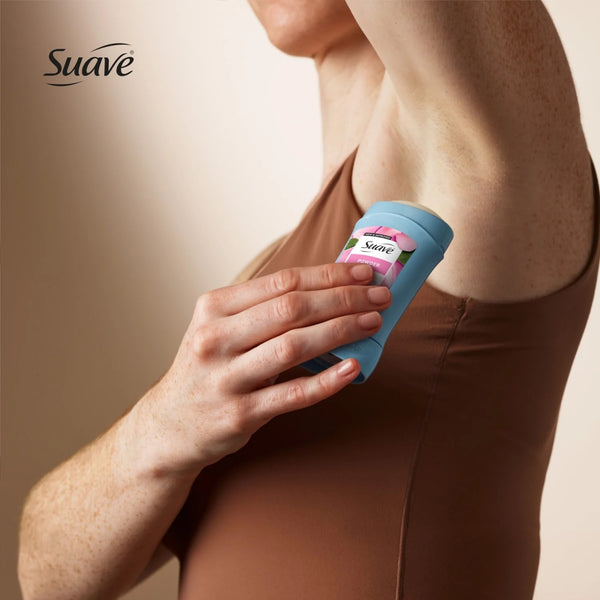 Antiperspirant Deodorant For Women, 48hr Protection, Powder - 2 packs - 1.2 oz per pack - plus 3 My Outlet Mall Resealable Storage Pouches