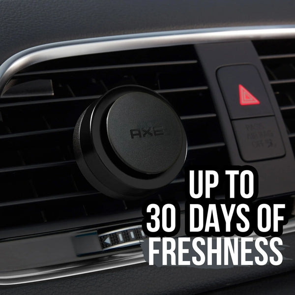 Mini Vent Clip Car Air Freshener Black Scent - 2 packs - 2 count per pack - plus 3 My Outlet Mall Resealable Storage Pouches