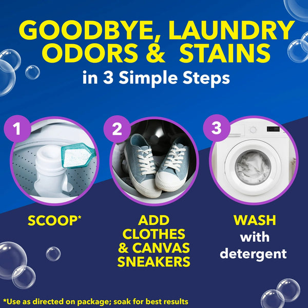 Odor Blasters Versatile Home and Laundry Stain Remover Powder- 1 pack - 3 LB - plus 3 My Outlet Mall Resealable Storage Pouches