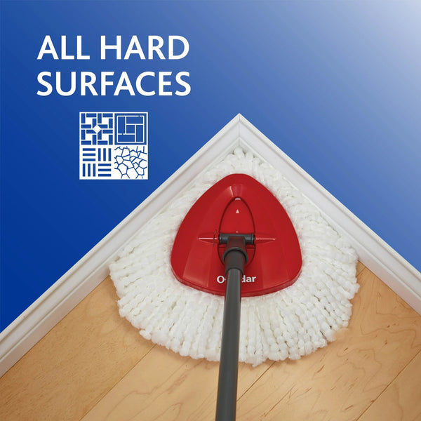 EasyWring Spin Mop Head Replacement, Machine Washable Microfiber Refill - 1 pack - plus 3 My Outlet Mall Resealable Storage Pouches