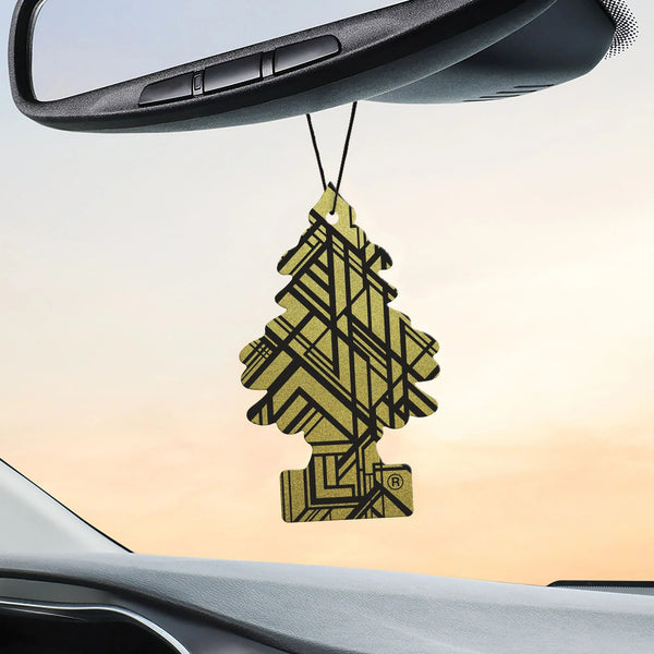 Air Freshener Gold Fragrance 3 count - 1 pack - plus 3 My Outlet Mall Resealable Storage Pouches