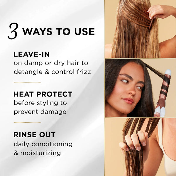Miracle Rescue 3in1 Multi-Tasking Leave in Conditioner - 2 packs - 6Fl oz per pack - plus 3 My Outlet Mall Resealable Storage Pouches