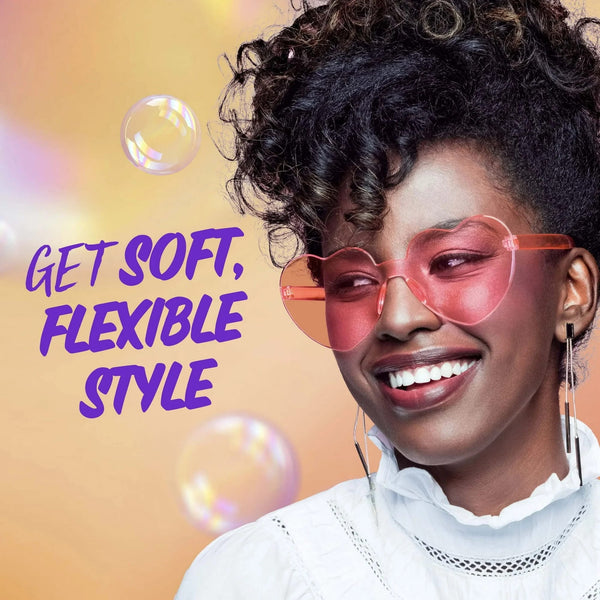 Mega Flexible Hair Spray for Curly Hair, Straight Hair, and Wavy Hair - 1 pack - 10 oz per pack - plus 3 My Outlet Mall Resealable Storage Pouches
