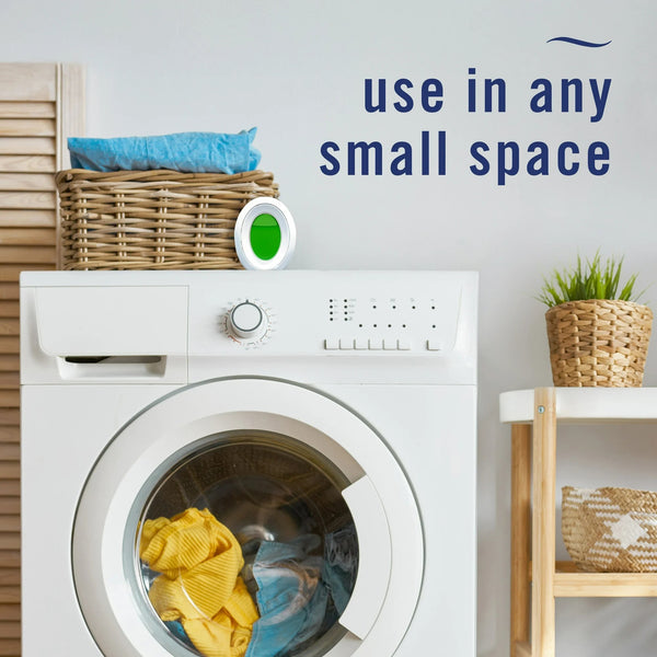Bathroom Air Freshener, Small Spaces Odor-Fighting, Apple Mango Sunshine, 2 Count - 2 packs - plus 3 My Outlet Mall Resealable Storage Pouches