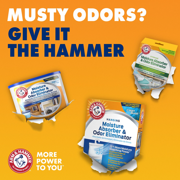 Storage Moisture Absorber and Odor Eliminator -  2 packs - 10.5 oz per pack plus 3 My Outlet Mall Resealable Storage Pouches