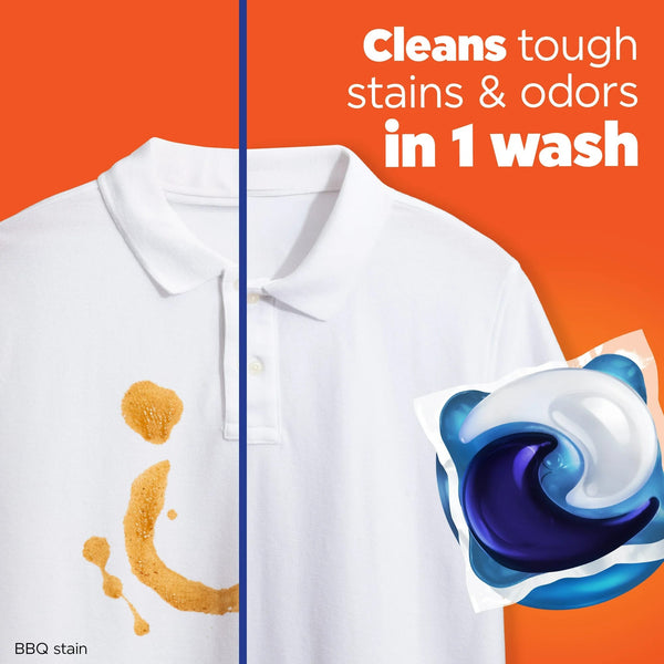 Pods Liquid Laundry Detergent Pacs, Original Scent - 1 pack - 16 Count - plus 3 My Outlet Mall Resealable Storage Pouches
