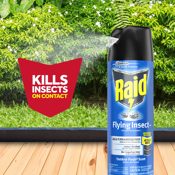 Flying Insect Killer 7, Aerosol Insecticide Spray for Flying Insects - 1 pack - 18 oz per pack plus 3 My Outlet Mall Resealable Storage Pouches