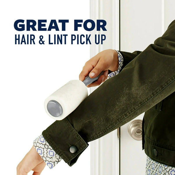 Everyday Clean Lint Roller 100 Sheets - 3 packs - plus 3 My Outlet Mall Resealable Storage Pouches