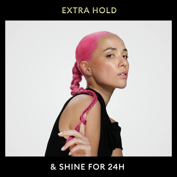 Hair Gel Extra Hold Alcohol-Free for 24-Hour Frizz Control and Humidity Protection - 1 pack - 9 oz per pack - plus 3 My Outlet Mall Resealable Storage Pouches