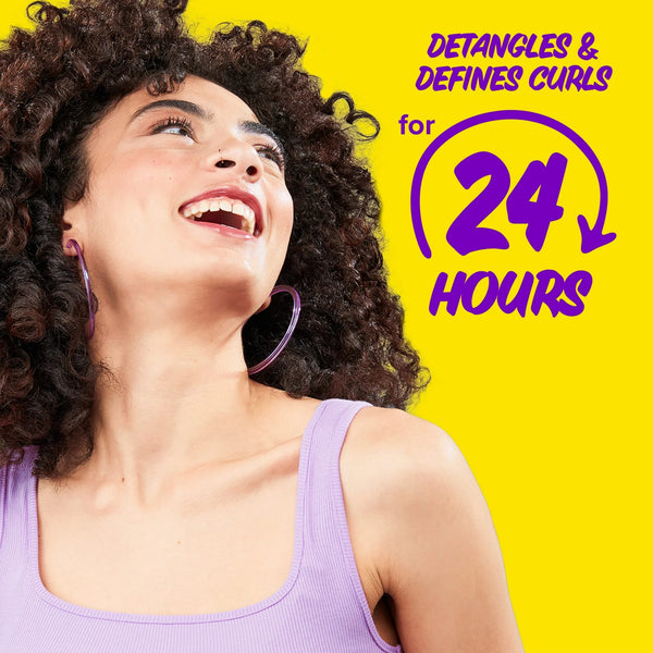 Miracle Curls Leave-in Detangling Milk, for Curly Hair Types Paraben Free - 1 pack - 6.7Fl oz per pack - plus 3 My Outlet Mall Resealable Storage Pouches