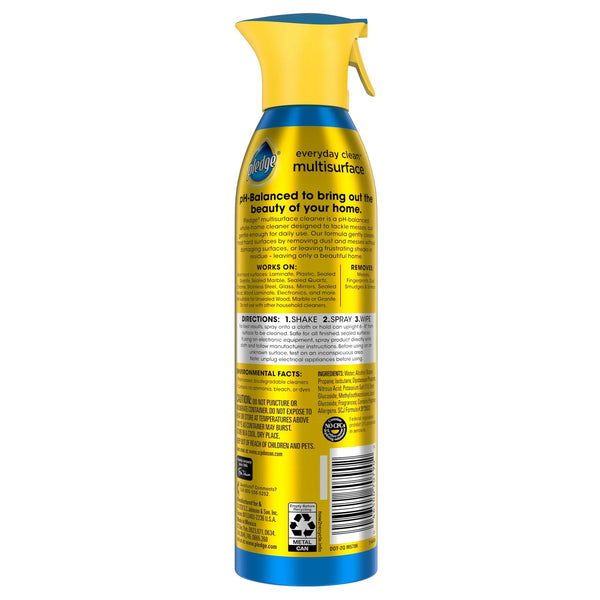 Multi Surface Cleaner, Everyday Cleaner, Aerosol, Rainshower Scent - 1 pack - 9.7 oz per pack - plus 3 My Outlet Mall Resealable Storage Pouches