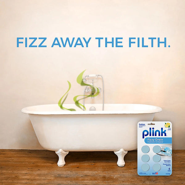 Fizzy Drain Freshener & Cleaner - 2 packs - plus 3 My Outlet Mall Resealable Storage Pouches