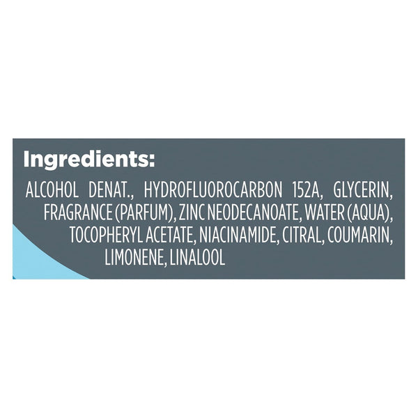 Men+Care Whole Body Deodorant Spray for Men Marine + Blue Cypress - 2 packs - 4 oz per pack - plus 3 My Outlet Mall Resealable Storage Pouches