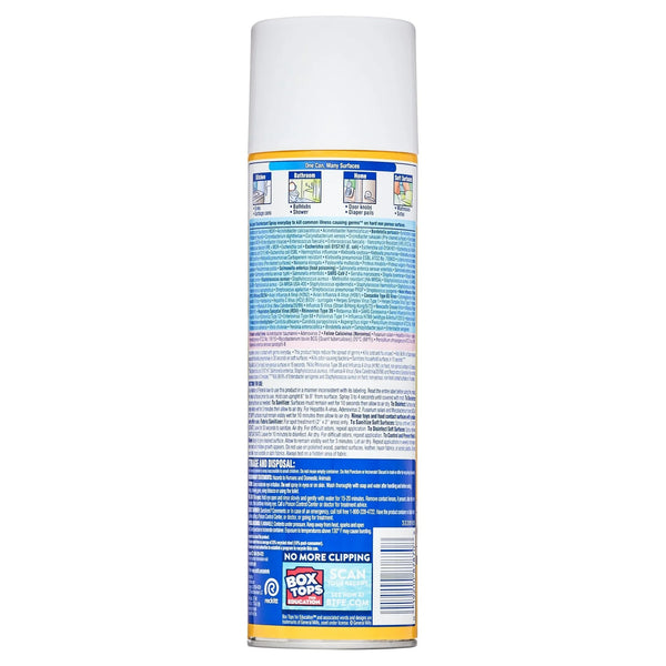 Disinfectant Spray, Sanitizing and Antibacterial Spray, For Disinfecting and Deodorizing, Lemon Breeze - 1 pack - 19 oz per pack - plus 3 My Outlet Mall Resealable Storage Pouches