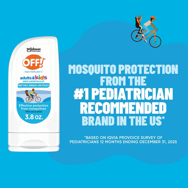 Picaridin Insect Repellent Lotion for Adults & Kids, Fragrance-Free, Deet Free Bug Repellent for Everyday Protection from Mosquitoes, Travel Essentials - 3 packs - 3.8 oz per pack - plus 3 My Outlet Mall Resealable Storage Pouches